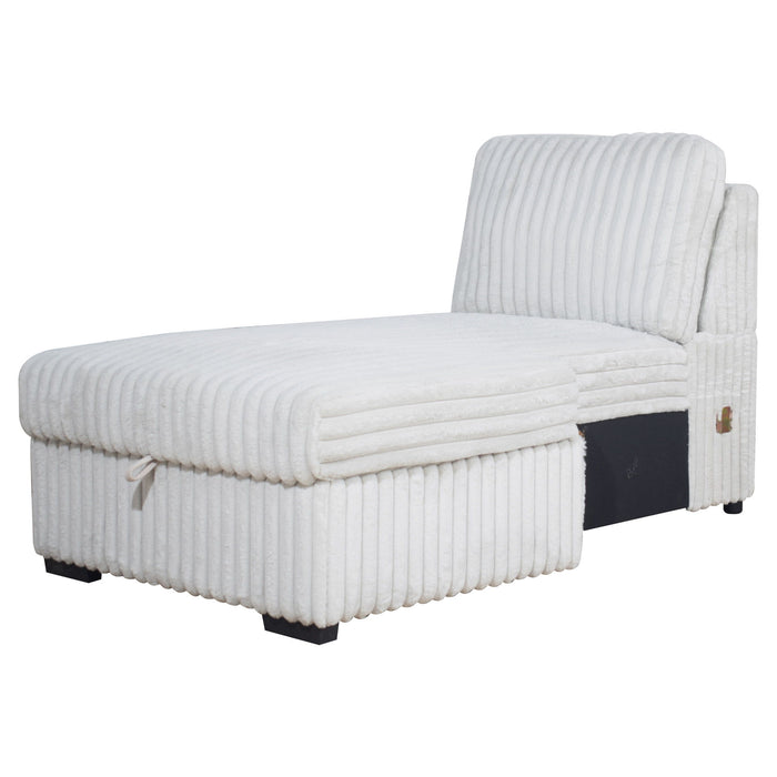 Bliss - RAF Storage Chaise - Mist Gray