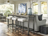 Curated - Mitchell Console Table With 3 Stools - Dark Brown Universal Furniture
