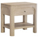Flores - 1 Drawer Nightstand With Dual USB Ports - Mango Color Furniture Max