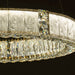 Michael Amini Lighting - Mina 31" Round Crystal LED Chandelier - Clear Michael Amini