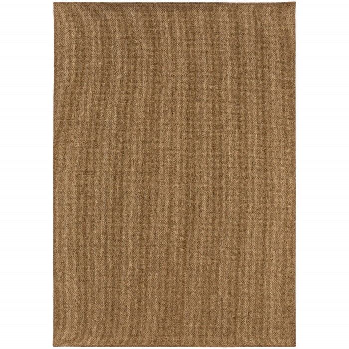 Stain Resistant Indoor / Outdoor Area Rug - Tan