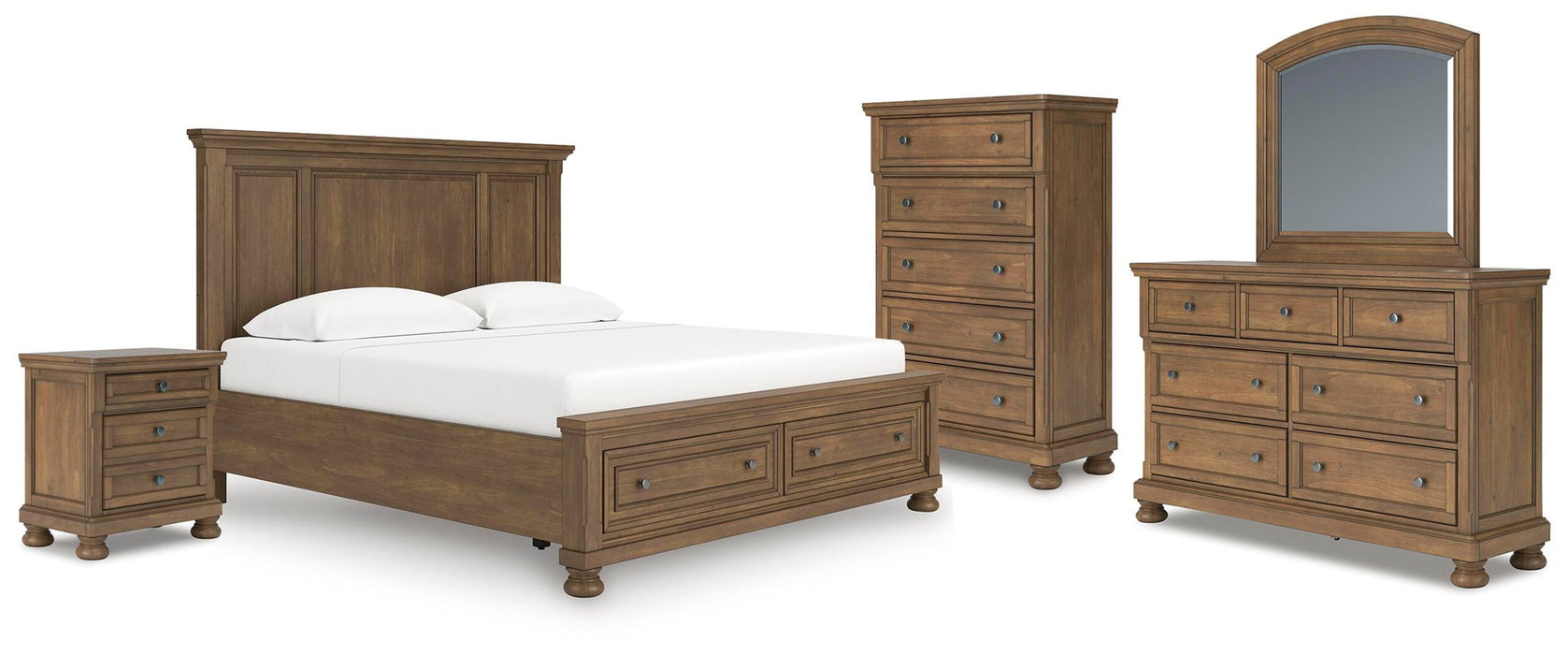 Feddinger - Panel Storage Bedroom Set Signature Design by Ashley®