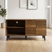 Amidon - TV Stand, With 2 Storage Shelves And 1 Cabinet US Pride