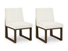 Radkin - Dining Upholstered Side Chair (Set of 2) - Off White / Brown Signature Design by Ashley®