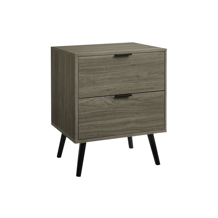 Modern Accent Table With Storage Drawers 8th Street