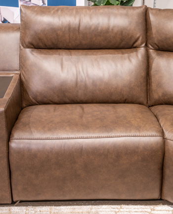 ModZ - Power Armless Recliner With Adjustable Headrest - Chocolate