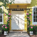 Garden Arch With Adjustable & Climbing Plants Support - Black Daily Nest