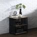 Zudora - Nightstand - Antique Oak & Black ACME