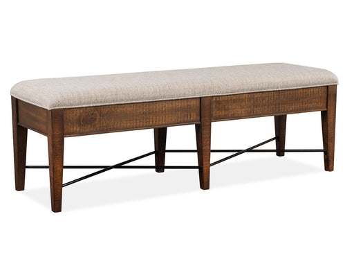 Bay Creek - Bench With Upholstered Seat - Toasted Nutmeg Magnussen Furniture