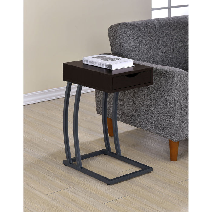 Hi-Tech Accent Table With USB Ports Furniture Max