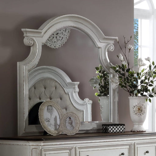 Florian - Mirror - Antique White ACME