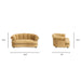 Halle - Rolled Arm Dog Sofa Bed Jennifer Taylor Home