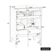Modern Bathroom Vanity With Sink, Freestanding Cabinet With Drawers And Shelves Hearth and Haven