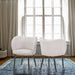 Dining Chair With Curved Padded Back (Set of 2) - Gray Home Essentials