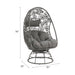 Hikre - Patio Lounge Chair & Side Table - Black / Charcoal Acme