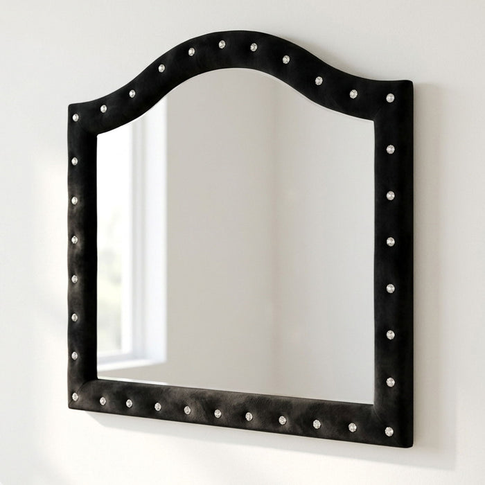 Sophia - Tufted Upholstery Mirror Matrix Furniture Group