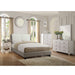 Bed Set With 2 Tone Upholstered Headboard Home Essentials