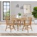 Finley - 5 Piece Dining Set With Round Table And Spindle Back Chairs Furniture Max
