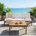 Perla - 3 Seater Sofa And Table Set Noble House
