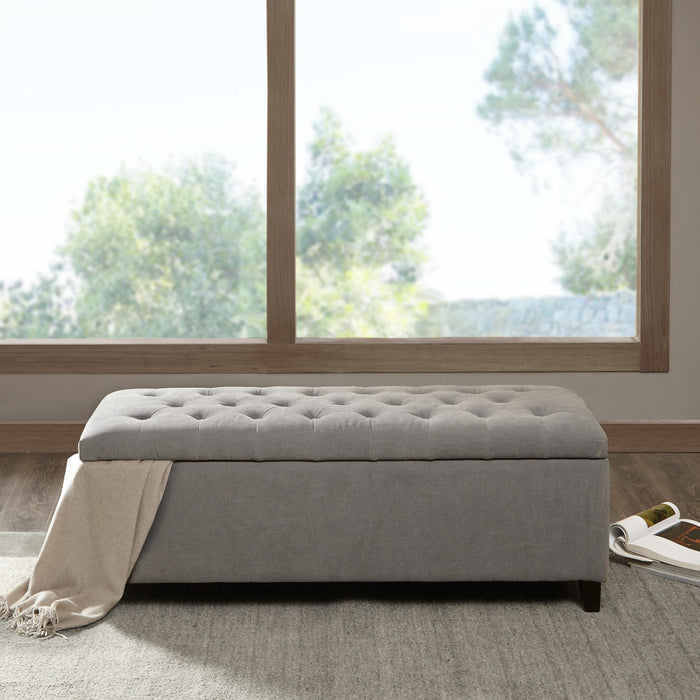 Elegant Design Tufted Top, Soft Close Storage Bench JLA