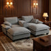 Modular Cloud Couch Sofa With Cup Holders & Storage, USB Port Home Essentials