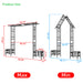 Garden Arch With Adjustable & Climbing Plants Support - Black Daily Nest