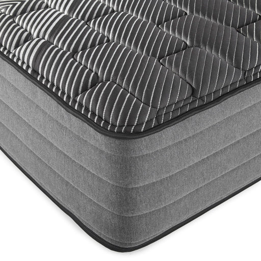 Starrett Black - 14" Euro Top Hybrid Mattress With Copper Gel And Silver Infused Foam - Sleek Black - Twin - Black Furniture Max