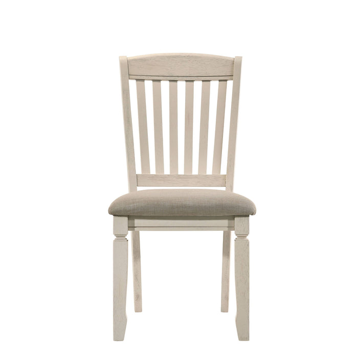 Fedele - Side Chair (Set of 2) - Cream / Tan Acme
