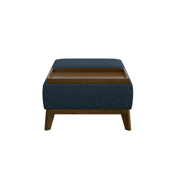 Reversible Tray Ottoman - Blue Emerald Home