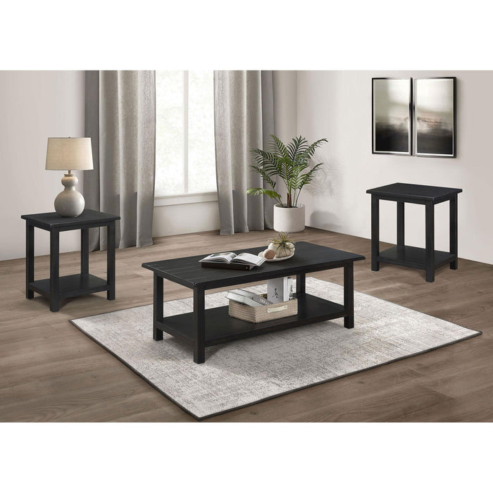 Castleton - Coffee And End Table Set With Storage Furniture Max