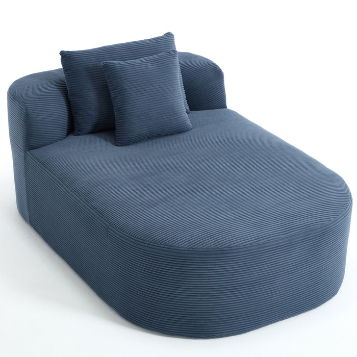 Oversized Chaise Lounge Sofa Bed With Deep Seat And Soft Pillows Home Essentials