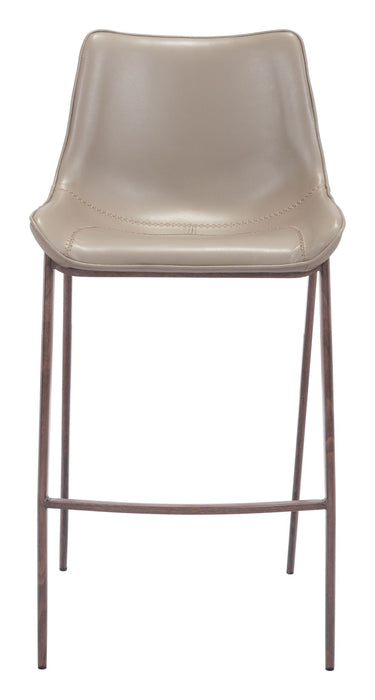 Magnus - Barstool With Black Legs (Set of 2) Zuo Modern