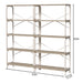 5 Tier Industrial Bookshelf, Tall Bookcase With Open Design, Vintage Storage Organizer Home Essentials