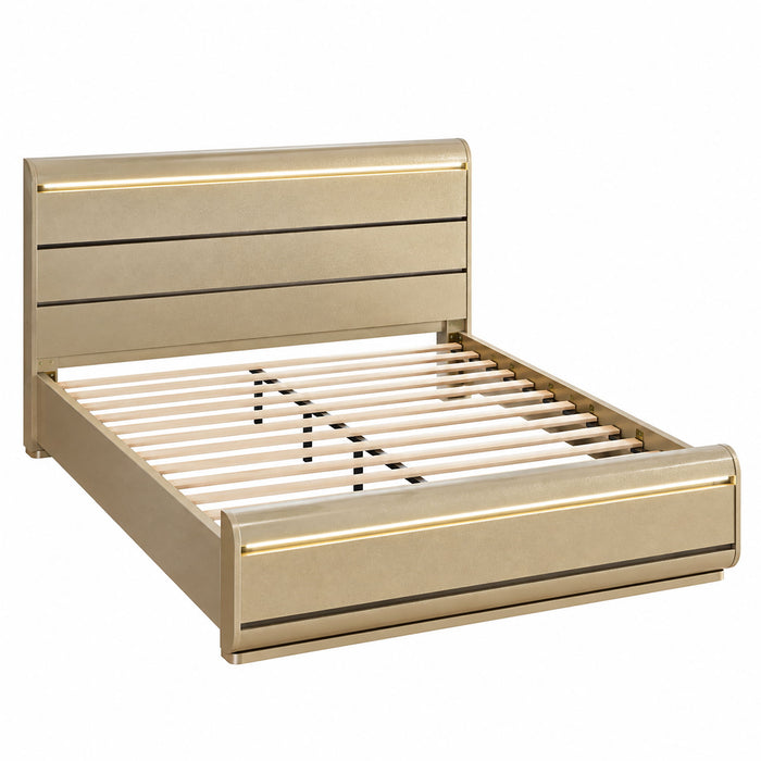 Gigi - Bed With LED Lights Global Furniture USA