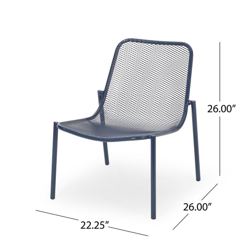 Kincaid - Stackable Iron Chair Noble House