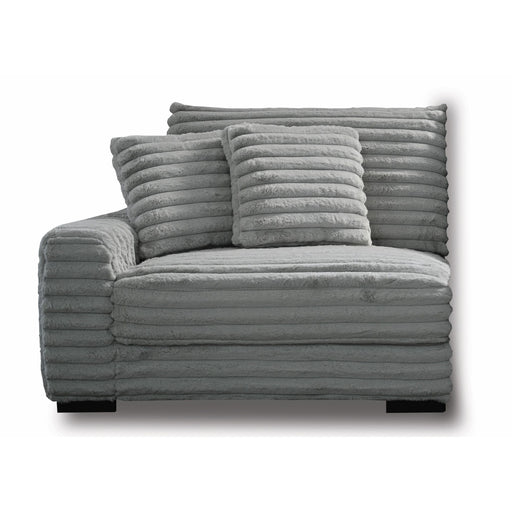 Embrace - Left Arm Facing Chair - Gray New Classic