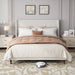Upholstered Bed & High Headboard Design Home Essentials