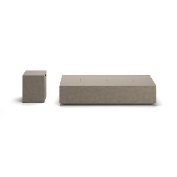 Midnight Mountain - Rectangular Fire Pit With Tank Cover - Light Brown Signature Design by Ashley®