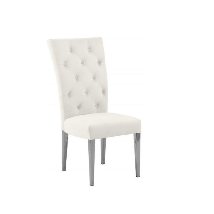 Modern Upholstered Tufted Dining Chair (Set of 2)