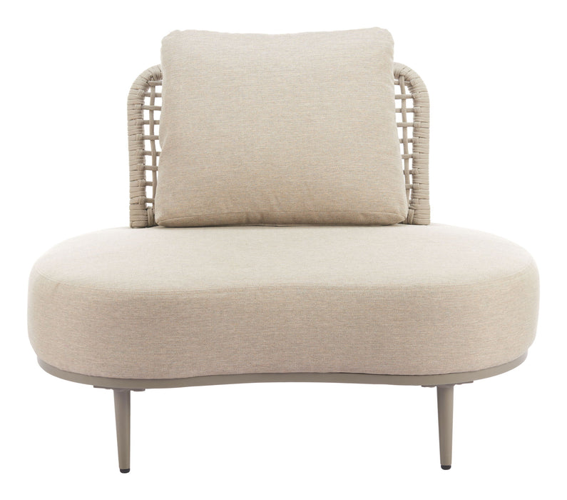 Ruhe - Outdoor Accent Chair - Beige Zuo Modern