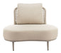 Ruhe - Outdoor Accent Chair - Beige Zuo Modern