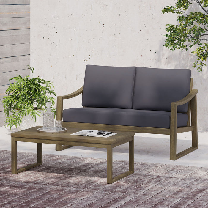 Samwell - Coffee Table & Loveseat Set Noble House
