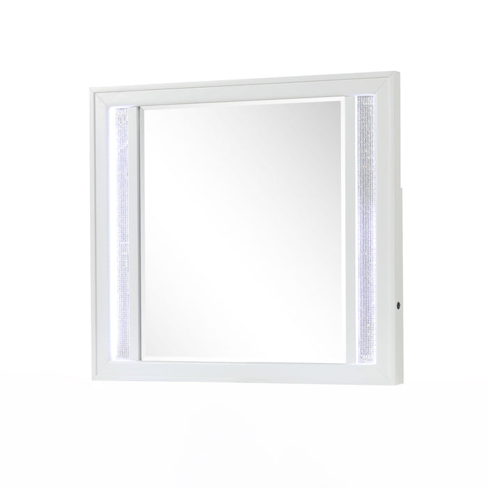 Abigale - Mirror For Dresser Top Made With LED (Includes Only Mirror) - White Matrix Furniture Group