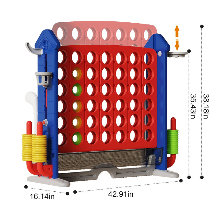 4 To Score Giant Game Set With Bag & Jumbo Connect 4