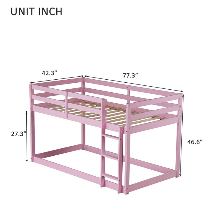 Floor Bunk Bed & Ladder Home Essentials