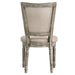 Gabrian - Fabric Side Chair (Set of 2) - Two-Tone Beige & Reclaimed Gray ACME