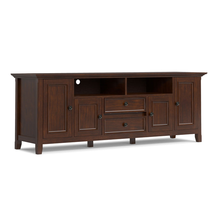 Amherst - TV Stand For TVs Up To 80" - Brown Simpli-Home