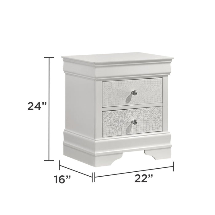 Blaze - 2 Drawer Modern Nightstand Matrix Furniture Group