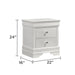 Blaze - 2 Drawer Modern Nightstand Matrix Furniture Group