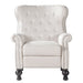 Modern Manual Push Back Recliner Chair Noble House